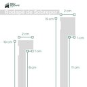 Ver imagem 3 de Rodapé de Sobrepor EVA 15cm x 20mm x 2,5m Moldura Flexivel RP16 Meu Rodapé