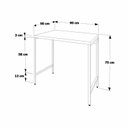 Ver imagem 4 de Conjunto 10 Escrivaninhas Active 90cm Industrial Yescasa Nogal Marrom