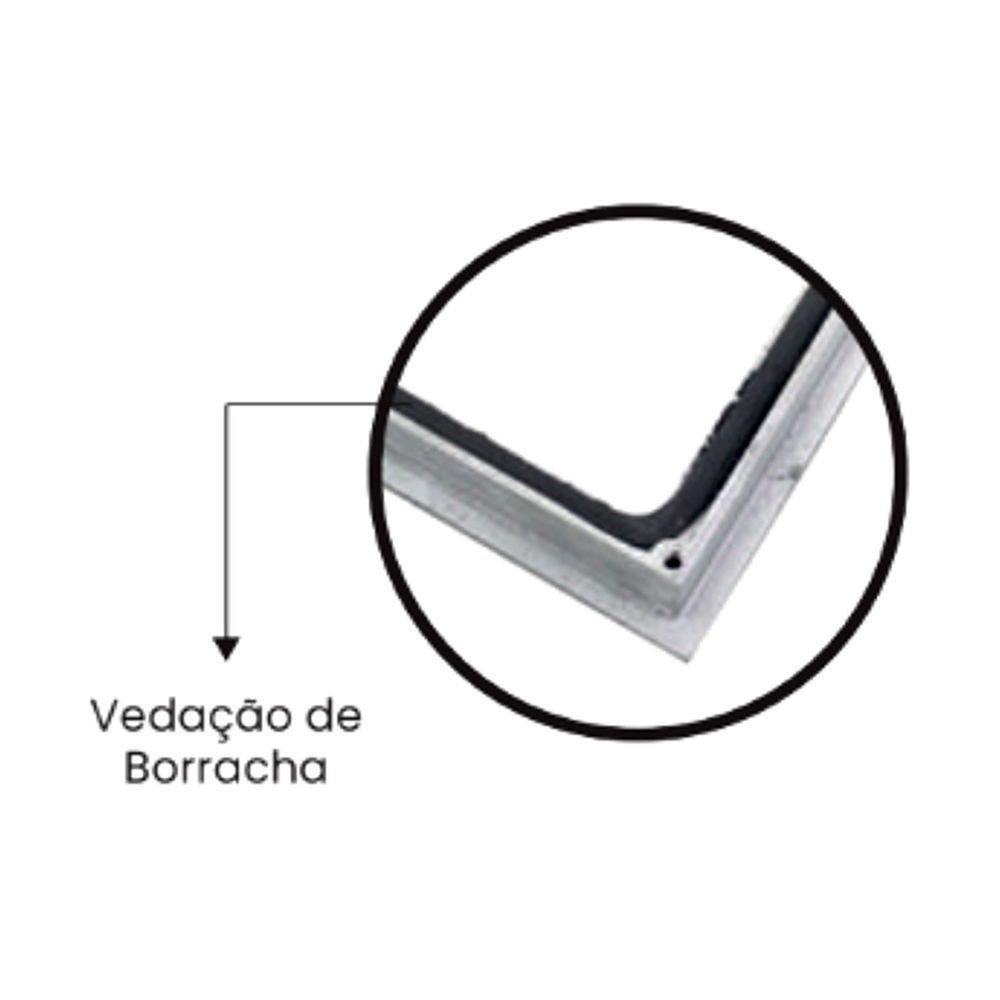 Tampa Tampão Simples Rebaixado para Cerâmica Vedação 60x60cm - 4