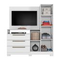 Ver imagem 4 de Cômoda com Painel para TV até 43 Polegadas 1 Porta com Espelho 3 Gavetas NT 5055 Notável Móveis