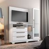 Cômoda com Painel para TV até 43 Polegadas 1 Porta com Espelho 3 Gavetas NT 5055 Notável Móveis - 1