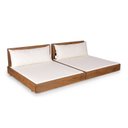 Ver imagem 2 de Conjunto 2 Sofás Chaise Versatti Rustic Yescasa Marrom/Nogueira