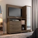 Ver imagem 1 de Cômoda com Painel para TV até 43 Polegadas 1 Porta com Espelho 3 Gavetas NT 5055 Notável Móveis