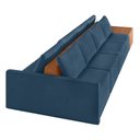 Ver imagem 7 de Sofá Ilha 4 Lugares Living 512cm Modulado para Sala Lary Veludo K01 - D’Rossi