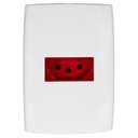 Ver imagem 1 de Kit com Placa 4x2 Tomada Vermelho/Branco 20A/250V Astra