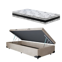 Ver imagem 5 de Cama Base Box Baú Solteiro Super Confort Suede Bege + Colchão Solteiro Super Confort D33 24x88x188