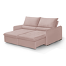 Sofá Cama Retrátil Reclinável 160 Sued com Molas Ensacadas Super Conforto para Sua Sala - 5