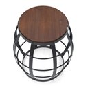 Ver imagem 3 de Banqueta de Madeira com Metal Seat Garden Canela