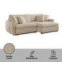 Ver imagem 5 de Sofá Cama Retrátil e Reclinável Inova 210 Cm Braço 15 Cm Meu Sofá Online
