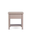 Ver mais imagens de Mesa Lateral 1 Gaveta Madeira Maciça Escovado Louise