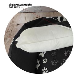 Cama Pet Para Cachorro Azul Aveludado Super Resistente e Macia - 8