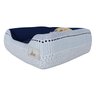 Cama Pet Para Cachorro Azul Aveludado Super Resistente e Macia - 4
