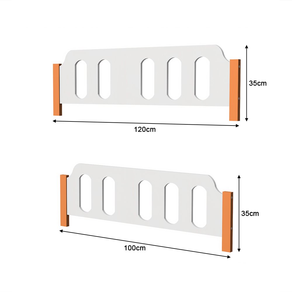 Beliche Solteiro Ônix com Cama Auxiliar - Branco com Mel - 6