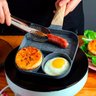 Frigideira sem Óleo Praticidade para Fritar 4 Ovos - 6