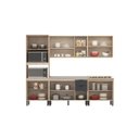 Ver imagem 2 de Cozinha Completa Modular Firenze 5 Peças Avena Touch Grafito FHR001 Demóbile
