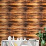 Papel de Parede Auto Adesivo Efeito Madeira Tábua Escura Envelhecida Decorativa Quarto Sala 6m - 7