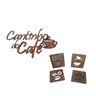 Kit Conjunto 5 Placas Cantinho Do Café Decoração Revestimento De Madeira 100% MDF - 1