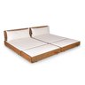 Conjunto 2 Sofás Chaise com 2 Puffs Rustic Versatti - 2