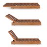 Conjunto 2 Espreguiçadeiras com 1 Mesa Lateral Versatti Rustic  - 5
