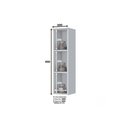 Ver imagem 4 de Nicho de Cozinha Modulado Aéreo Americana 20cm Cinza - Henn