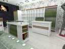Ver imagem 2 de Estante 100% MDF Modelo Colmeia 128x204x40 cm Comac - Branco