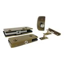 Ver imagem 2 de Kit 01 Instalação Porta de Vidro Pivotante V/a - Bronze - Aluminio