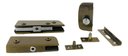 Ver imagem 1 de Kit 01 Instalação Porta de Vidro Pivotante V/a - Bronze - Aluminio