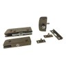 Kit 01 Instalação Porta de Vidro Pivotante V/a - Bronze - Aluminio - 3