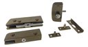 Ver imagem 3 de Kit 01 Instalação Porta de Vidro Pivotante V/a - Bronze - Aluminio