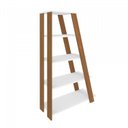 Ver mais imagens de Kit 2 Estantes Escada Multiuso para Livros 5 Prateleiras 134CMX164CM Branco Artany