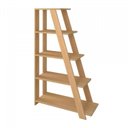 Ver imagem 3 de Kit 2 Estantes Escada Multiuso para Livros 5 Prateleiras 134CMX164CM Marrom Artany