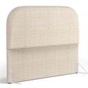 Ver imagem 2 de Cabeceira Cama Box Queen 160cm Orgânica Lanna W01 Linho Palha - Lyam Decor