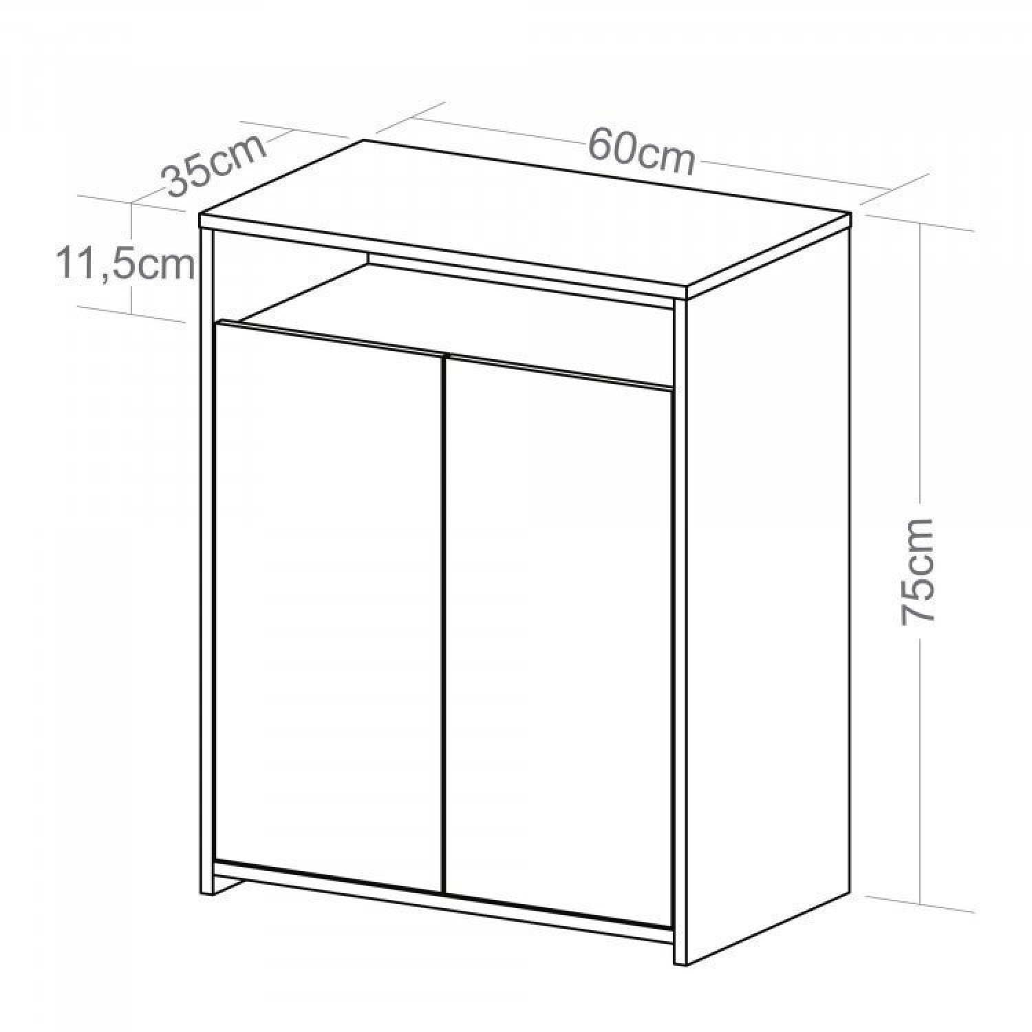 Conjunto 2 Balcões para Escritório Cantinho do Café Home Office Cool  - 4