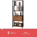 Ver imagem 4 de Estante para Livros Match com 1 Porta e 3 Prateleiras Artely