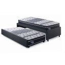 Ver imagem 1 de Bicama Box Solteiro Linho Cinza 88x188 com Dois Colchões Gransleep Verticoil Ecoflex