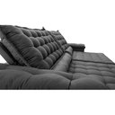 Ver imagem 4 de Sofá Retrátil e Reclinável 2,95m Molas Ensacadas Cama inBox Big Space com Bordado 3D Velusoft