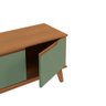 Rack Kappesberg 3 Portas Canela/verde 136cm - 4