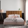 Cabeceira De Cama Casal Ripada 162cm Freijó Sálvia Shop JM - 1