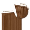 Cabeceira De Cama Casal Ripada 162cm Freijó Sálvia Shop JM - 3