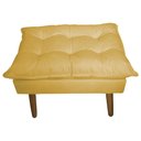 Ver imagem 3 de Puff Decorativo para Sala de Estar Opala Suede Amarelo - Montanaris Decor MD MONTANARIS DECOR