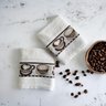 2 Panos de Prato Atoalhados Premium - Coffee - 2