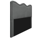 Ver imagem 1 de Cabeceira Casal Bari P02 140 cm Para Cama Box Cinza