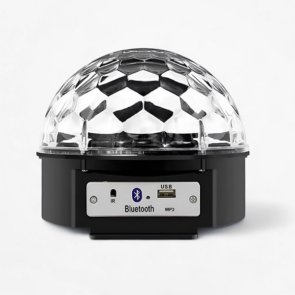 Globo de Luz Led Bola Maluca Rgb Bluetooth com Usb e Mp3 para Festas - 4