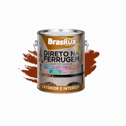 Esmalte Direto na Ferrugem Brasilux 3,6l:bronze - 2