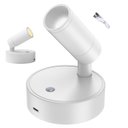 Ver imagem 1 de Luminaria Led Arandela 3 Tons Usb Bateria Recarregavel Parede Mesa Cabeceira Leitura Estudo Trabalho