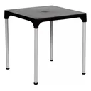 Ver imagem 1 de Mesa Plastica Preta Polipropileno