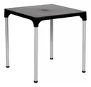 Ver imagem 1 de Mesa Plastica Preta Polipropileno