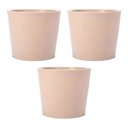 Ver imagem 1 de Kit 3 Vasos Reto Badi Bege 28 Terrano