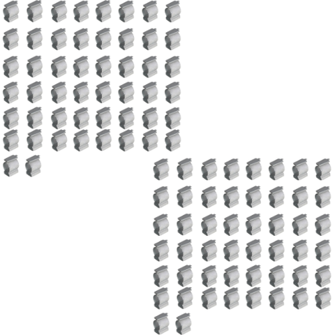 Kit100 Abracadeira Cunha 3/4