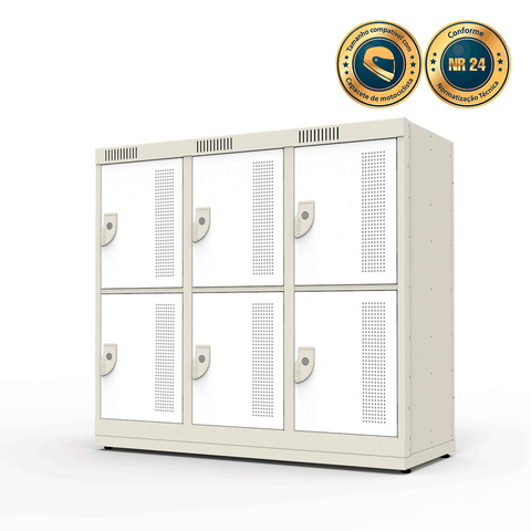 Armário de Aço Mini 9 Portas - Nk 3343